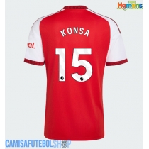 Camisa de time de futebol Arsenal Ezri Konsa #15 Replicas 1º Equipamento 2026-27 Manga Curta